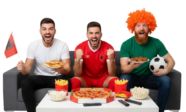 Ndërfaqja e IPTV Shqip duke transmetuar kanale sportive dhe filma pa ndërprerje në rezolucion 4K